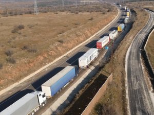 Bulgaristan Sınırında İhracat Kuyruğu