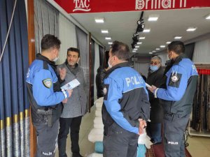 Polisten Esnafa Bilgilendirme Ziyareti