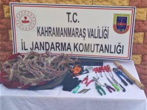 Kahramanmaraş’ta Kablo Hırsızları Yakalandı