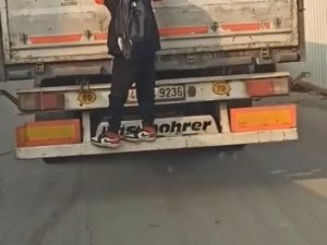 Bursa’da Okula Giden Tehlikeli Yolculuk Kamerada