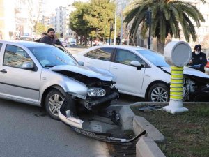 Samsun’da Trafik Kazası: 2 Yaralı