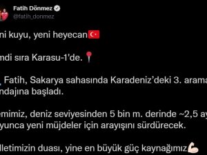 Fatih Sondaj Gemisi Karadeniz’deki 3. Arama Sondajına Başladı