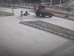Motosiklet Sürücüsünün Feci Ölümü