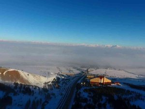 Erzurum’da Sis Kartpostallık Görüntüler Oluşturdu
