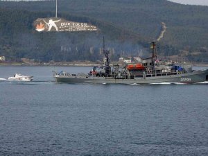 Rus Askeri Kurtarma Gemisi ‘Epron’ Çanakkale Boğazı’ndan Geçti