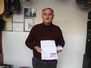 Kulalı Sanatçı Sami Dinç’in ’Sanatçı Tanıtma Kartı’ Başarısı