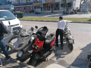 Tamiri Tamamlanan Motosiklet, Çıkan Yangında Kullanılamaz Hale Geldi