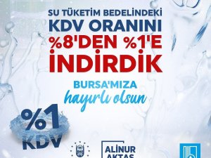 Kdv İndirimiyle Su Faturaları Daha Da Düşecek