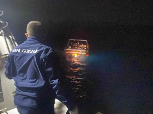 Datça Açıklarında 7 Düzensiz Göçmen Kurtarıldı