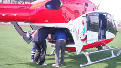 Ambulans Helikopter Genç Kız İçin Havalandı
