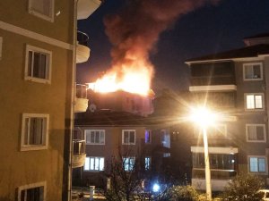 Dalaman’daki Çatı Yangını Söndürüldü