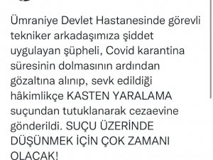 Bakan Koca: "Sağlık Çalışanına Şiddet Uygulayan Şüpheli Cezaevine Gönderildi"