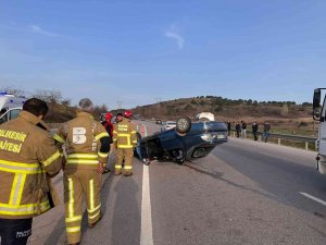 Bandırma’da Trafik Kazası İki Kişi Yaralandı