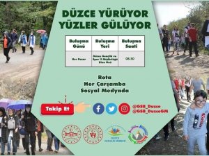 Düzce Bu Hafta Kent Ormanında Yürüyecek