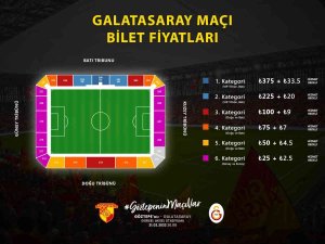 Göztepe - Galatasaray Maçının Biletleri Satışa Çıkıyor