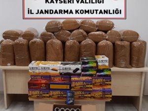Kayseri’de Tütün Kaçakçısı 2 Kişi Yakalandı