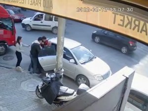 Miras Tartışmasında Nişanlısıyla Dayısına Saldırdı, O Anlar Kamerada
