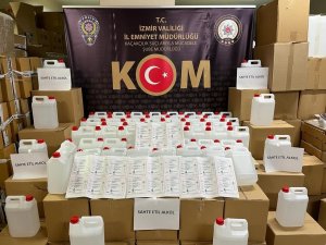 İ̇zmir’de Sahte Alkol Kaçakçılarına Darbe: 4 Tutuklama