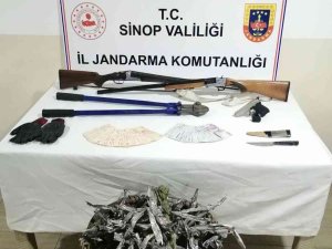 Sinop’ta Kablo Hırsızları Yakalandı