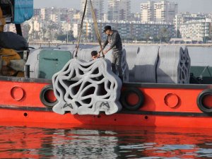 Türkiye’de Bir İlk: 3d Yazıcıyla Üretilen Yapay Resifler Mersin’de Denize Bırakıldı