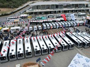 90 Yeni Otobüs Hizmet Girdi