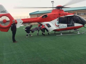 Kalp Krizi Geçiren Yaşlı Kadın Hava Ambulansla Konya’ya Sevk Edildi