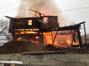 Kastamonu’da Yangında 1 Ev Küle Döndü