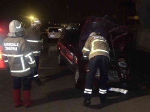 Alkollü Sürücü, Hafif Ticari Araca Çarptı: 1 Yaralı
