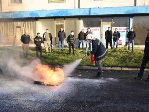 Düzce İtfaiyesinden Kyk’da Uygulamalı Tatbikat