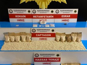 Kahramanmaraş’ta 43 Bin Adet Uyuşturucu Hap Ele Geçirildi