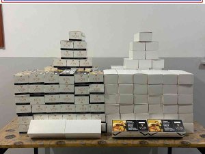 ’Okşan’ Kokladı, Bingöl’de 20 Bin Adet Bandrolsüz Boş Makaron Ele Geçirildi
