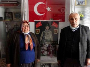 Yangında Şehidin Emanetleri Zarar Görmedi