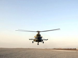 Azerbaycan Hava Kuvvetleri’nden Helikopterlerle Tatbikat