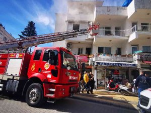 Aspiratörden Çıkan Yangın Korkuttu
