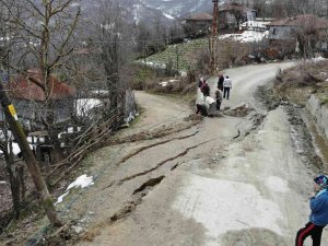 Heyelan Bölgesinde Tahliye Edilen Ev Sayısı 8 Oldu