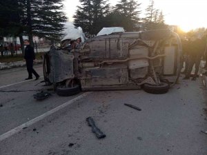 Isparta’da Trafik Kazası: 2 Yaralı