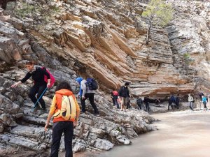 Eskişehirli Doğa Tutkunları Bilecik’in Kanyonlarını Gezdi