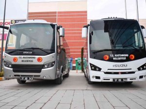 Kastamonu Belediyesi, Araç Filosuna 2 Otobüs Ve 1 Finişer Daha Ekledi