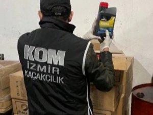 İ̇zmir’de Kaçak Akaryakıt İmalathanesine Operasyon