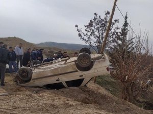 Otomobil Takla Attı: 1 Yaralı