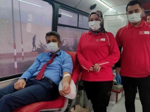 Cezaevi Personeli Kan Bağışında Bulundu