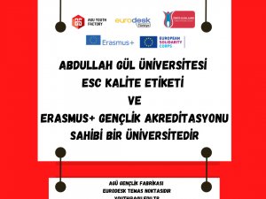 Agü, 3 Ayrı Kalite Sertifikası Ve Erasmus+ Gençlik Akreditasyonu Sahibi Oldu