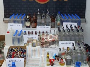 Trabzon’da Sahte Alkol Operasyonu: 2 Gözaltı