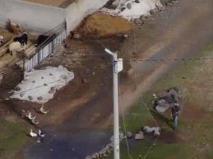 Diyarbakır’da Kaçak Elektrik Kullanımı Drone İle Görüntülendi
