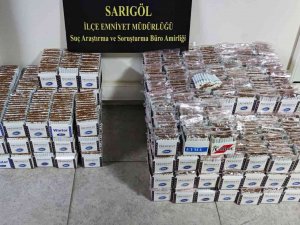 Sarıgöl’de 28 Bin 400 Adet Kaçak Makaron Ele Geçirildi