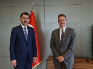 Bakan Kurum, Ab Türkiye Delegasyonu Başkanı Meyer-landrut’u Kabul Etti
