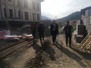 Kaymakam Emrah Bütün, Hanönü İlçesine Yapımı Devam Eden Yeni Hükümet Konağı İnşaat Alanında İncelemelerde Bulundu