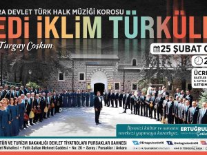 Pursaklar’da Yedi İ̇klim Türküler Korosu Ücretsiz Halk Konseri Verecek