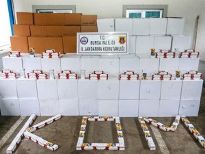 Bursa’da 500 Bin Liralık Kaçak Makaron Ele Geçirildi