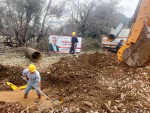 İ̇bradı’da İki Mahallede Yağmur Suyu Sorunu Çözüldü